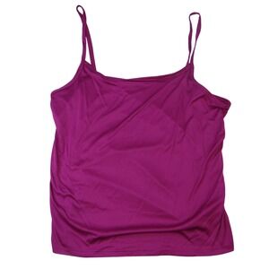 Jessica Simpson Camisole Top Magenta Pink Spaghetti Strap Size L